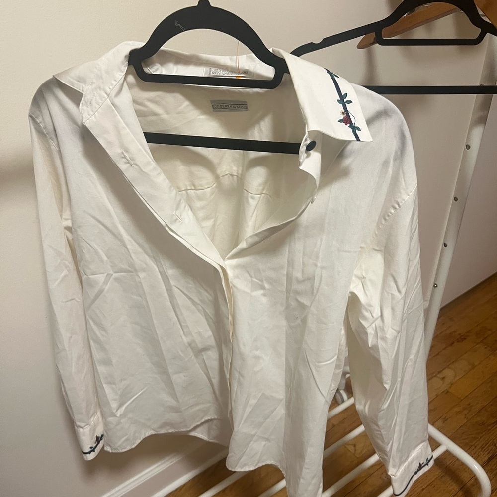 White Button-Up Shirt